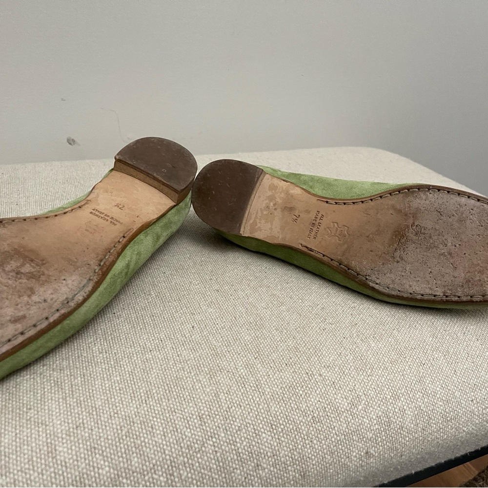 Tommy Bahama Green and Tan Suede Loafer 7.5 - Picture 10 of 10